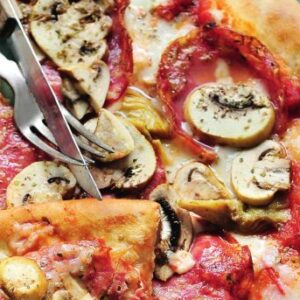 BAMBINO Pizza met tomatensaus, ham en kaas
